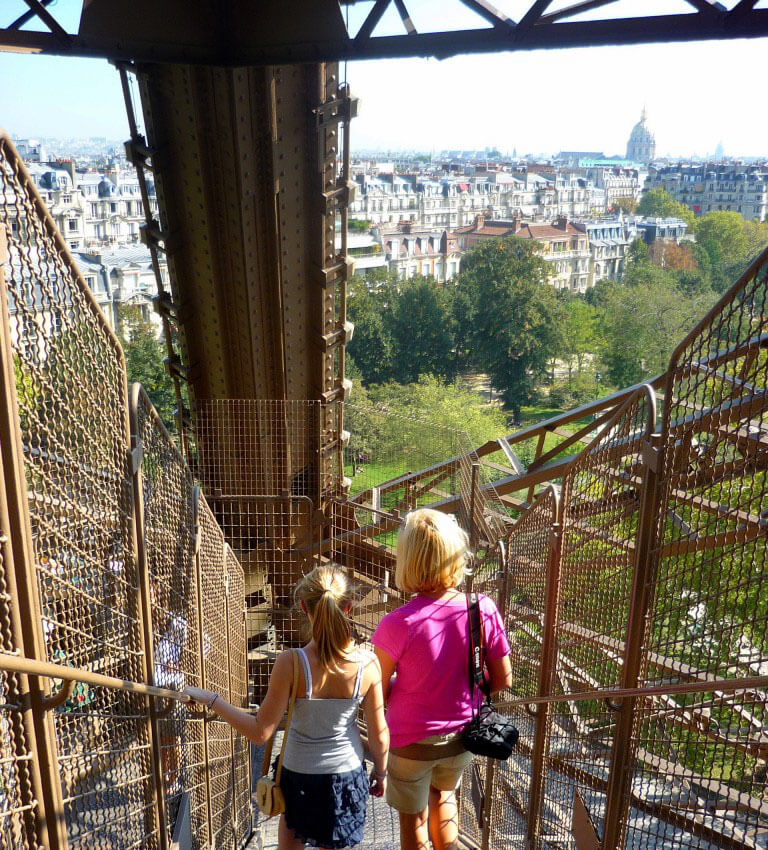 Eiffel Tower-stairs