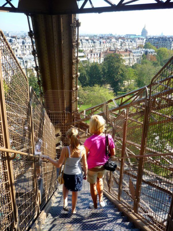 Eiffel Tower stairs